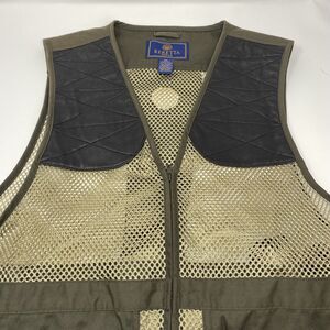 Beretta Vest Men’s XXL 2XL Leather Mesh Hunting Tactical Utility